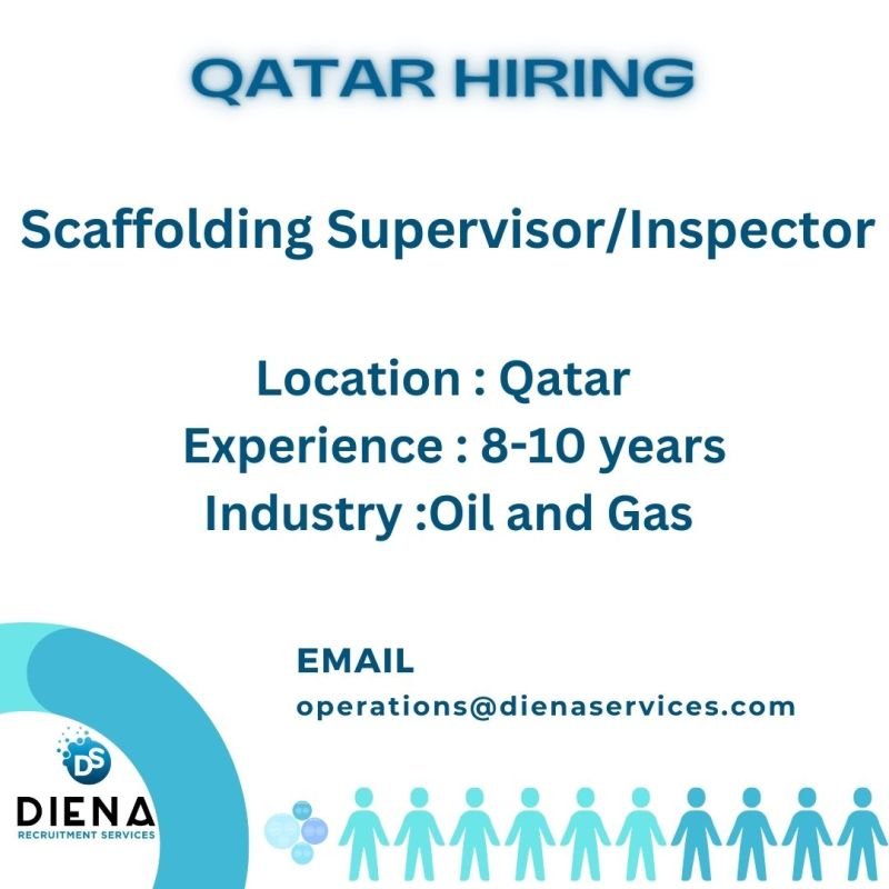 Scaffolding Supervisor Inspector jobs in Qatar