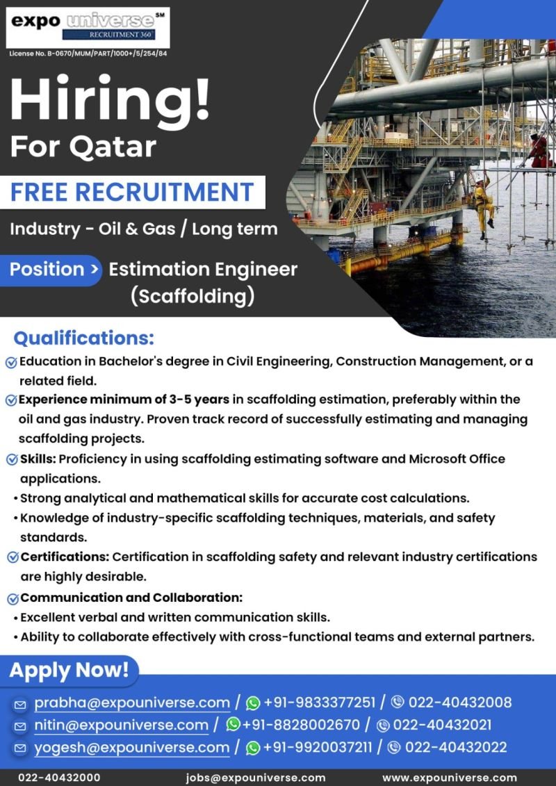 Estimation Engineer Qatar