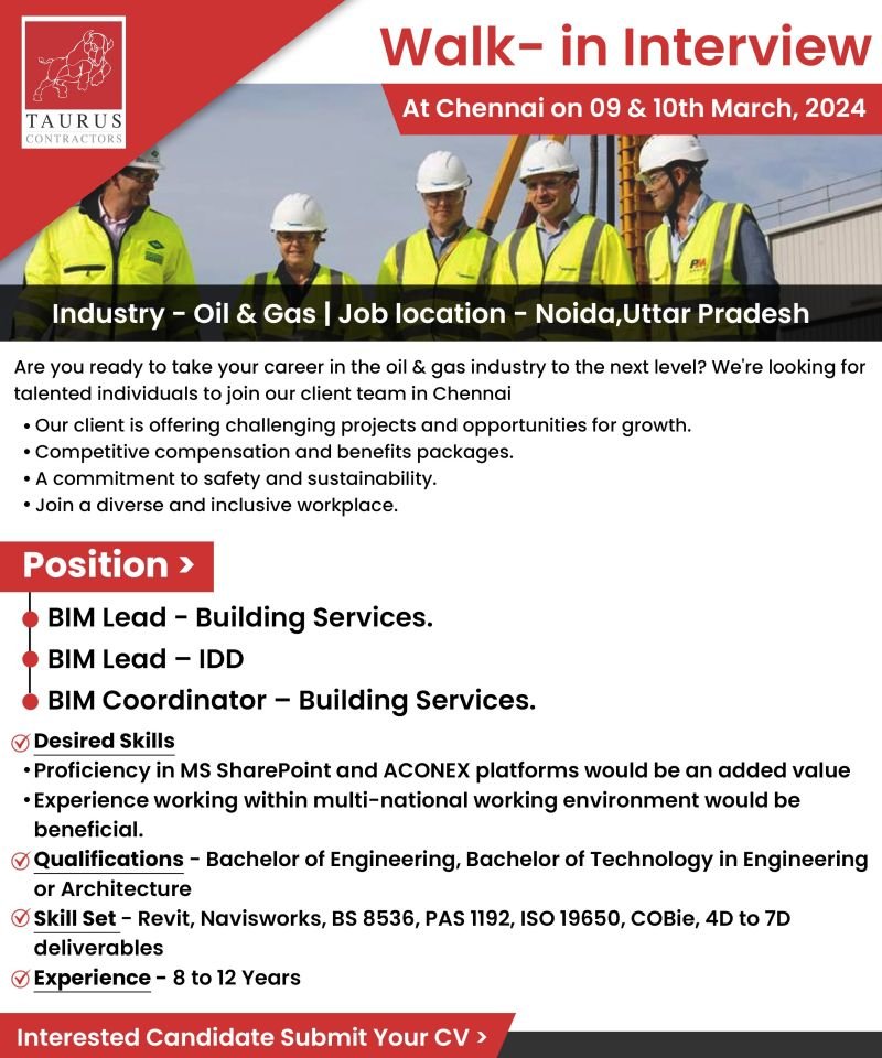 BIM leads in Oil and Gas
