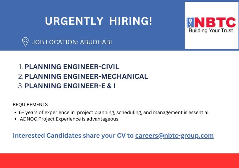 Planning Engineers UAE